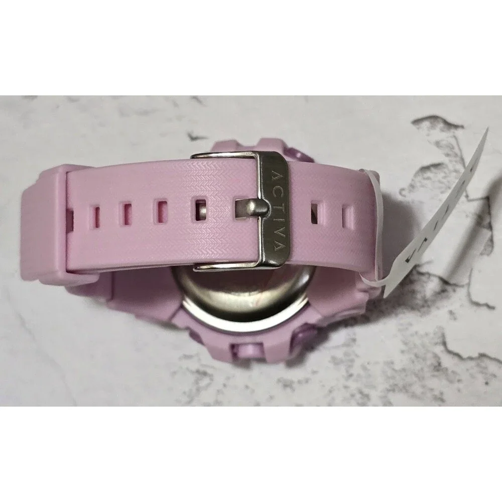 Activa X Invicta Digital Essentials Lady Watch 46mm Pink Purple ACW533-008 New